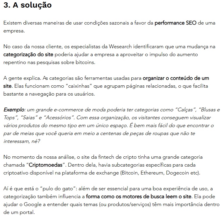 Print de outra parte do texto apresentado na linkagem acima